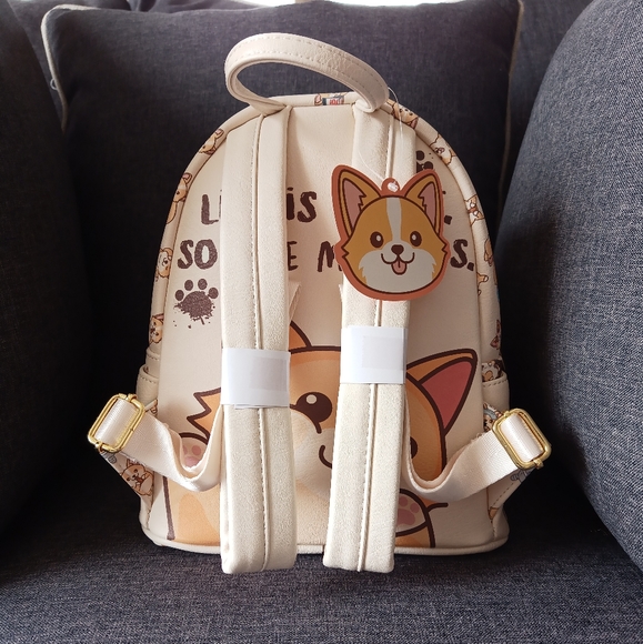 Mad Engine Corgi Lifestyle Mini Backpack - Picture 3 of 5